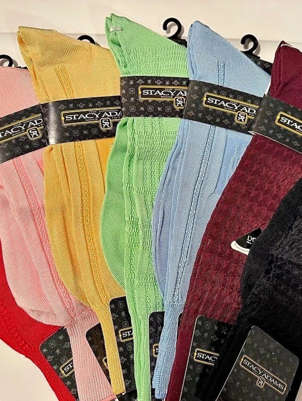 Stacy Adams Silky Dress Socks Men's Dress Socks Assorted Colors NWT